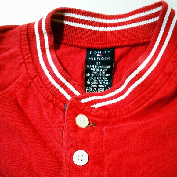 90’s Vintage OG Tommy Hilfiger Jersey Shirt SS 3T - Picture 2 of 13